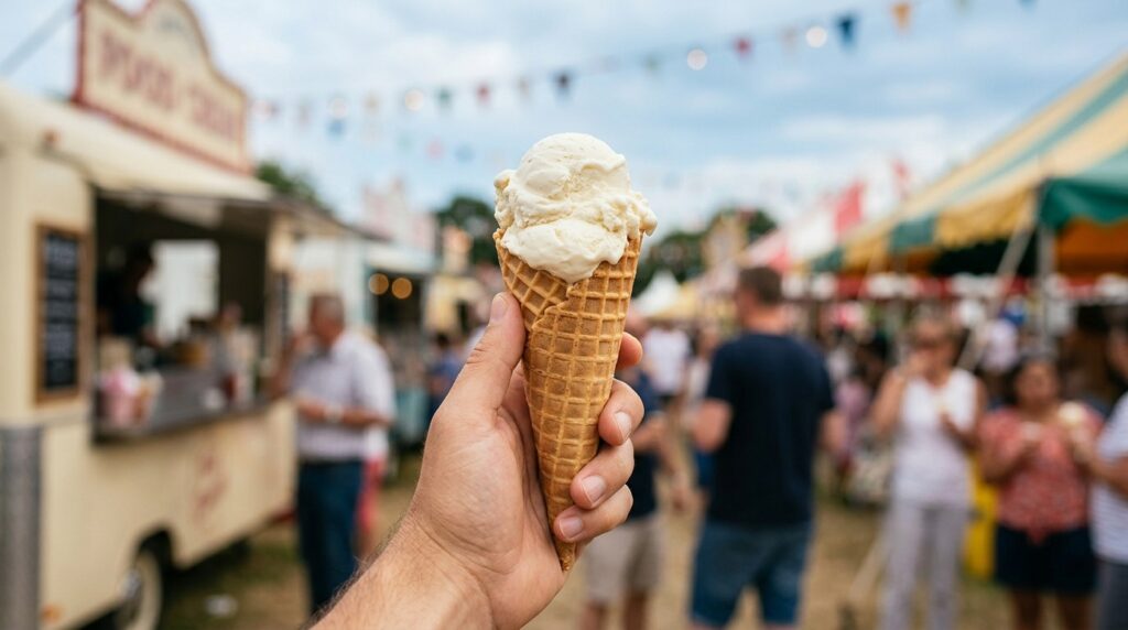 The waffle cone for ice cream became a hit at the 1904 World's Fair