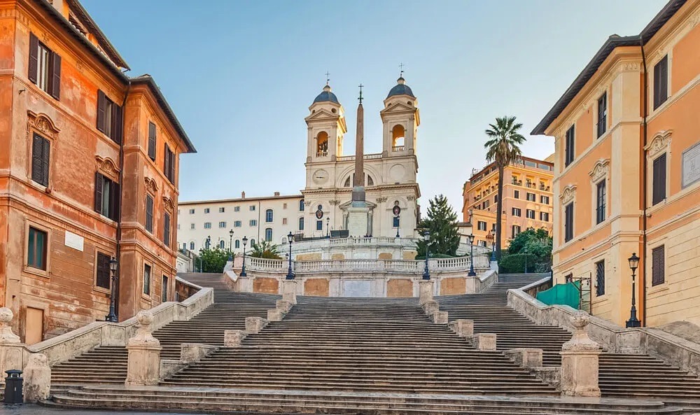 Spanish Steps, Rome. Photo.
