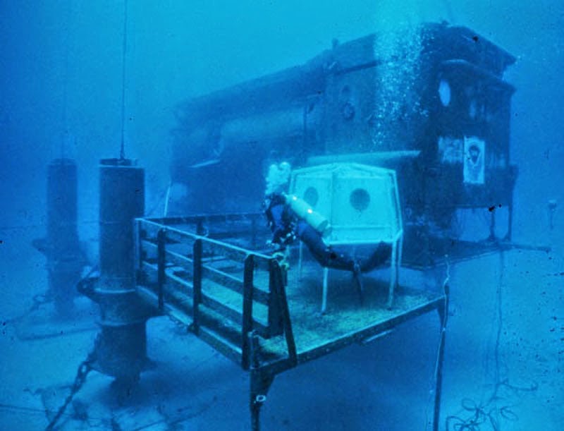 NOAA's Aquarius Reef Base, Florida Keys National Marine Sanctuary, Florida, USA. Photo.