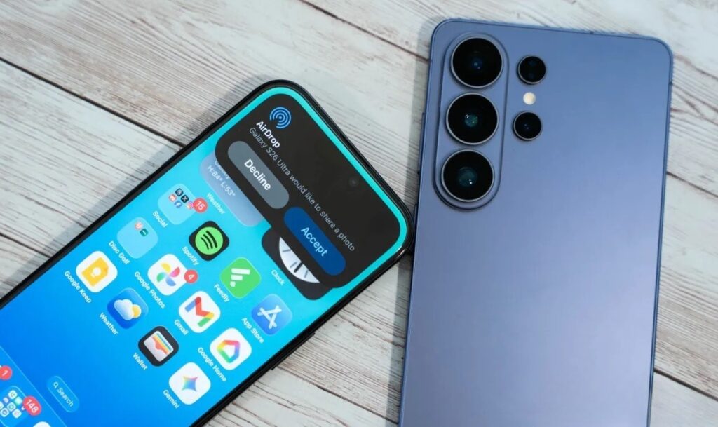 Google officially added AirDrop to Android and listed supported devices. Image: 9to5google.com