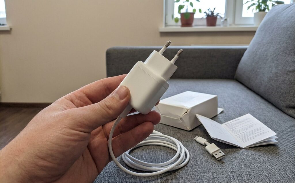 A small power adapter that's convenient to take with you