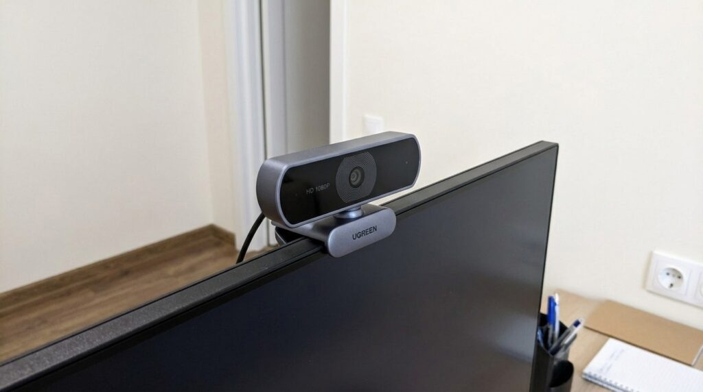 Plugged it into USB, and three seconds later my colleagues asked what changed — it was just a proper camera