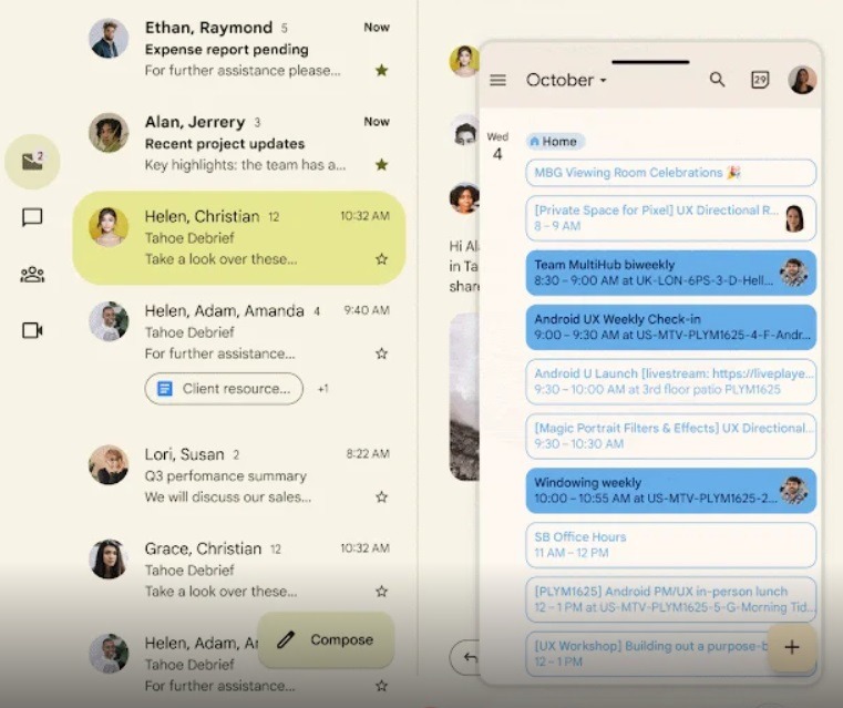 Floating windows now work in messages too
