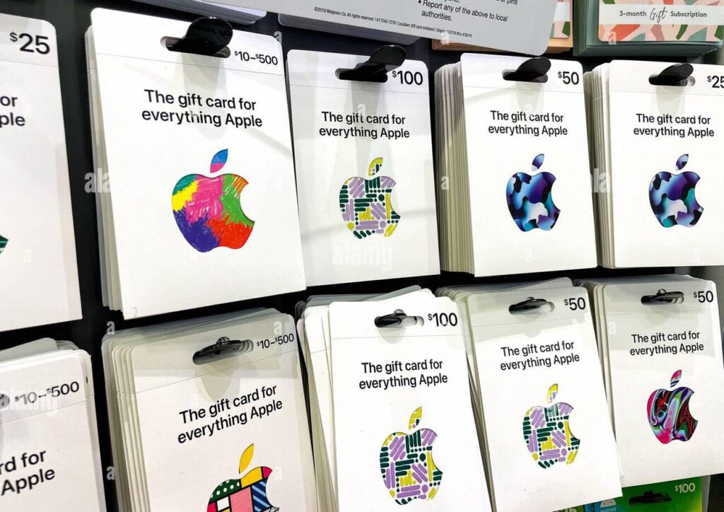 Apple gift cards allow you to top up your balance and pay for subscriptions and more