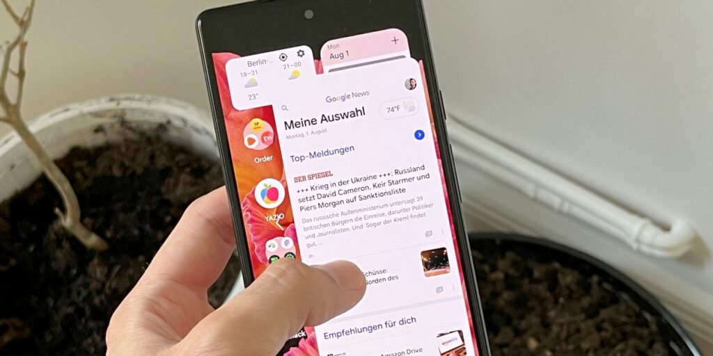The "Back" gesture on Android works in any app