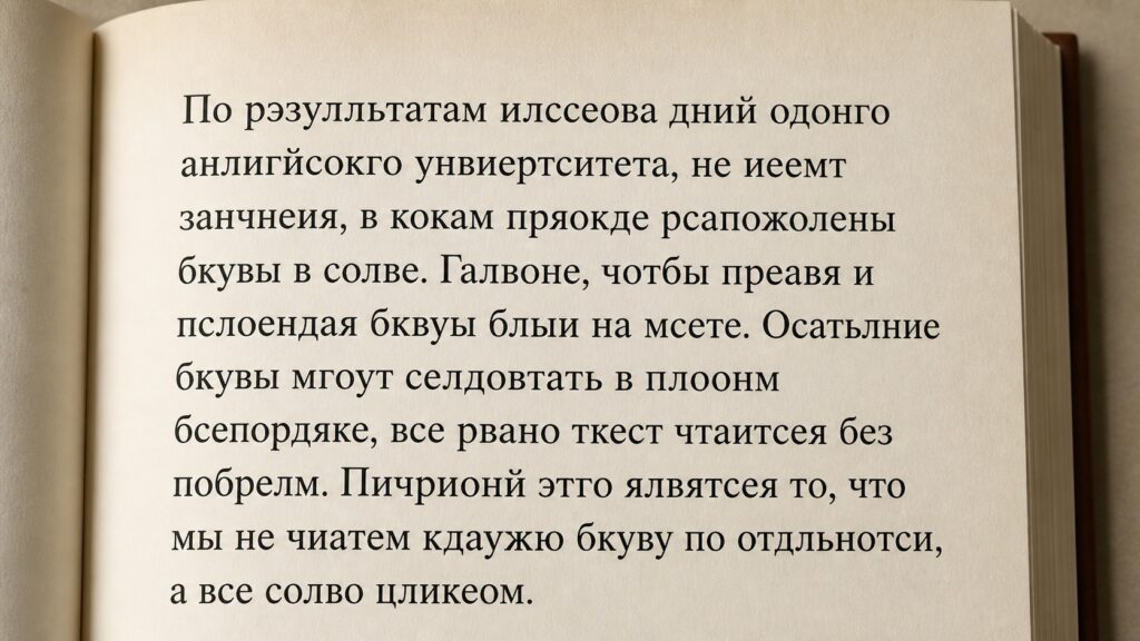 You can easily read this text, right? Photo.