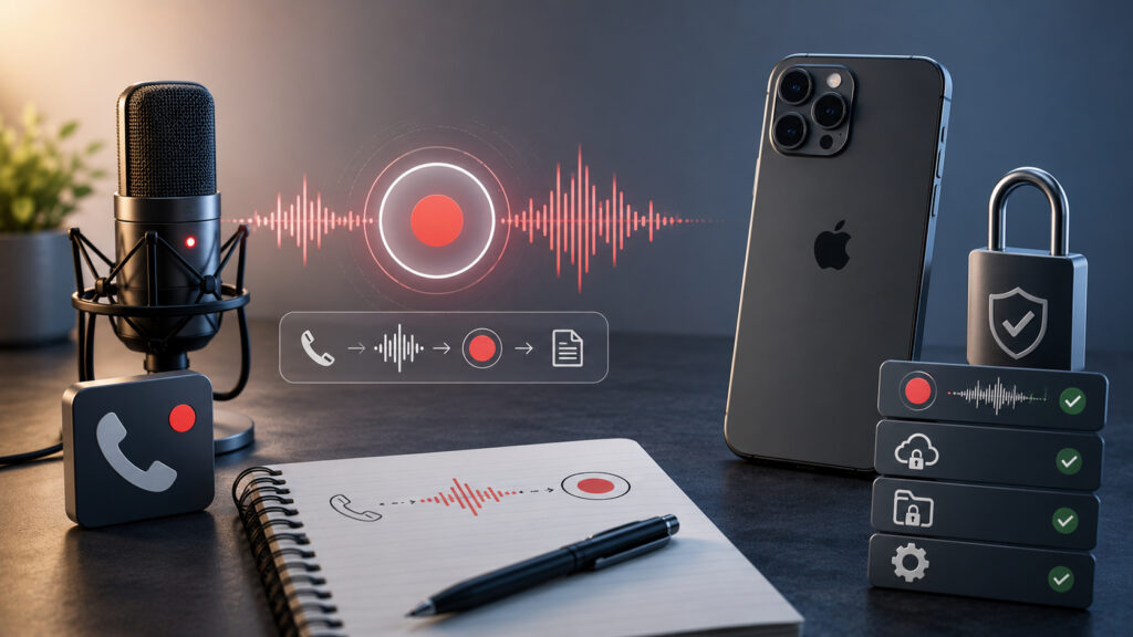 Not everyone can enable call recording on iPhone. Photo.