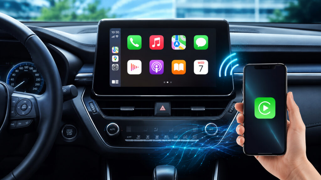 Wireless CarPlay can be added to any car that has wired CarPlay. Photo.