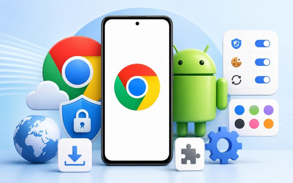 Download and set up the Chrome browser on Android