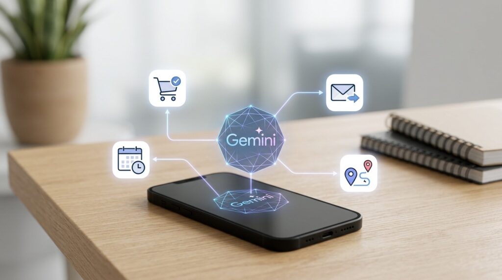 Gemini is learning to perform actions in apps on behalf of the user