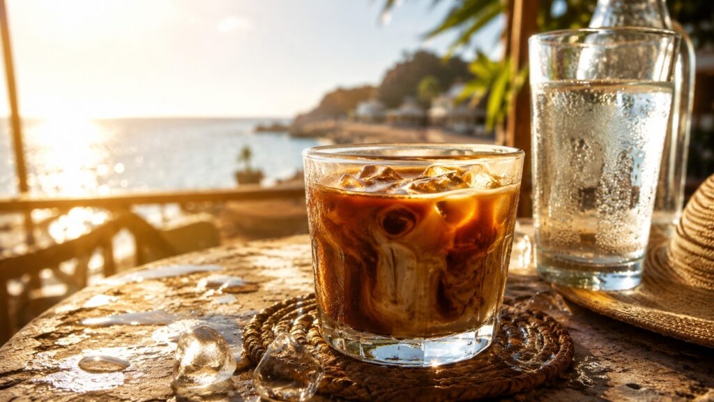 Coffee in the heat can noticeably worsen how you feel. Photo.
