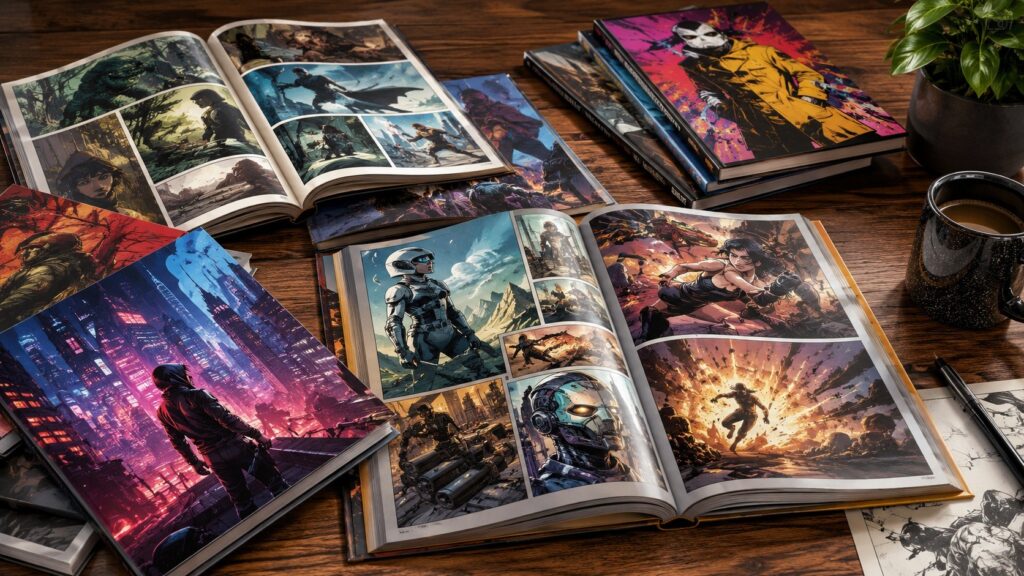 Many people consider comics a stupid pastime, and they're wrong. Photo.