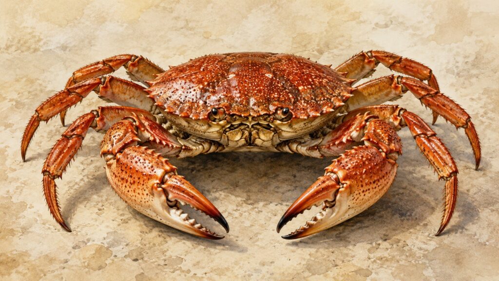 Sideways movement of crabs is very important for their survival. Photo.