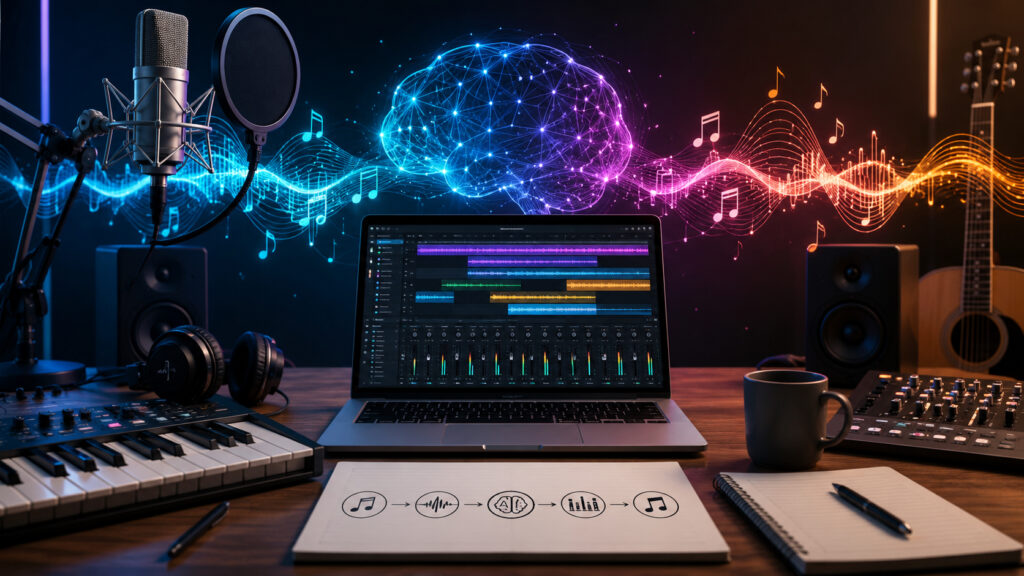 In 2026, anyone can create their own song. All you need is a little time and desire. Photo.
