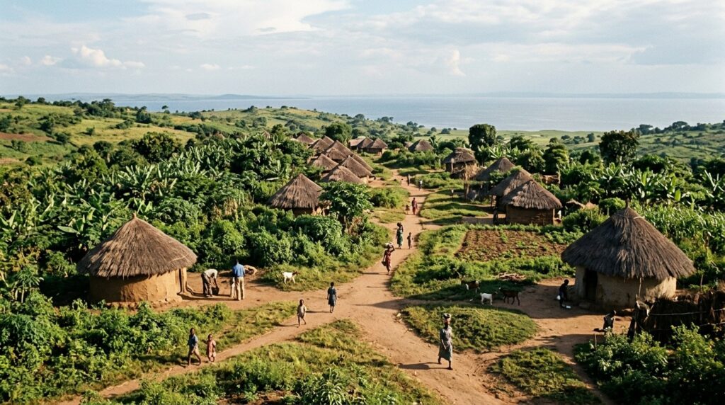 A village near Lake Victoria, East Africa