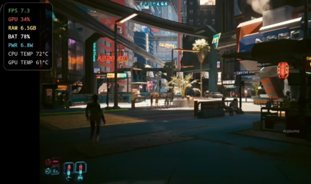 Cyberpunk 2077 runs at 5-10 FPS, but it runs!