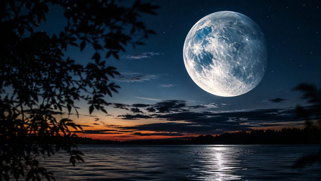 What Earth's residents will see: a rare Blue Moon is coming soon. Photo.