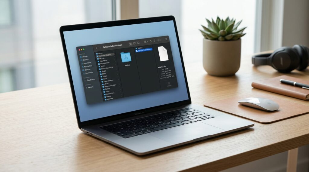 OptGuideOnDeviceModel folder with weights.bin file on macOS