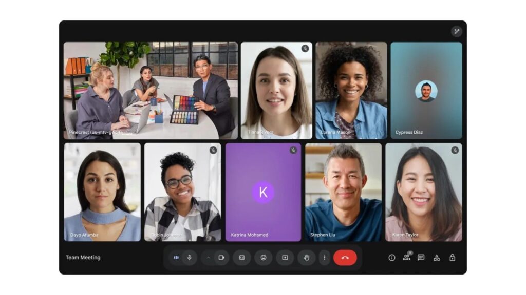 In Google Meet, you can even track conference attendance