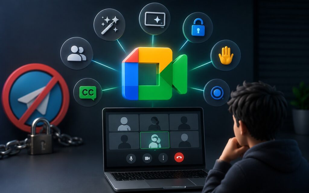 Mastered Google Meet features after the Telegram block