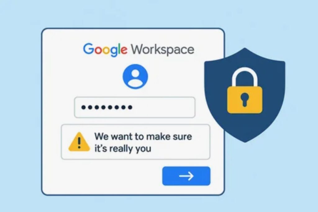 A warning is now displayed when signing into a work account. Image: ariosp.com