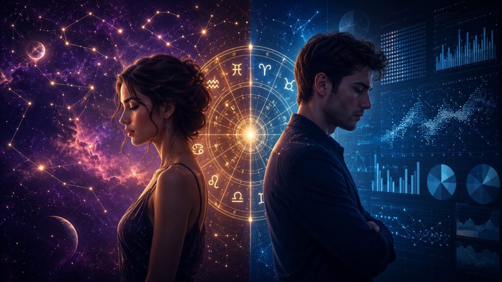 During a 2007 study, scientists almost believed in astrology and horoscopes. Photo.