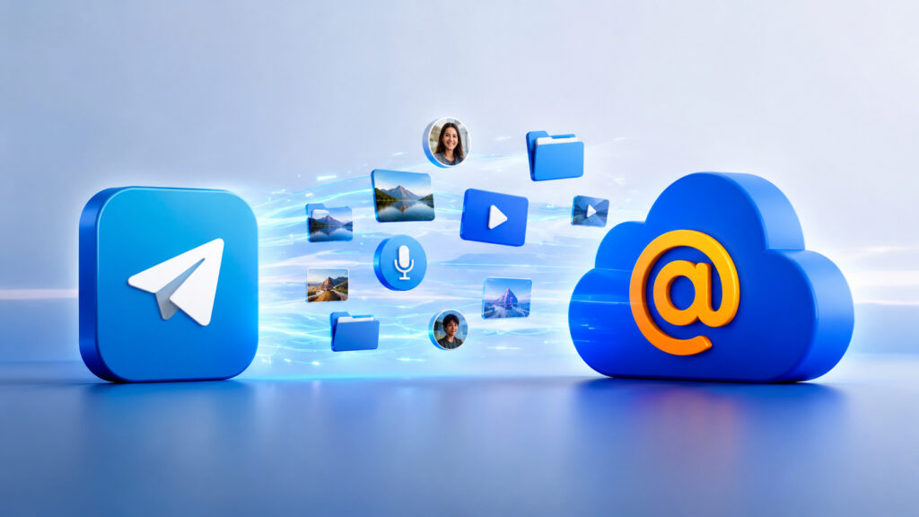 All files from Telegram can be transferred to Mail.Ru cloud. Photo.