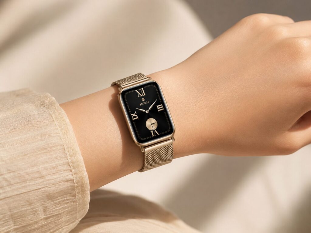It doesn't quite reach smartwatch size yet