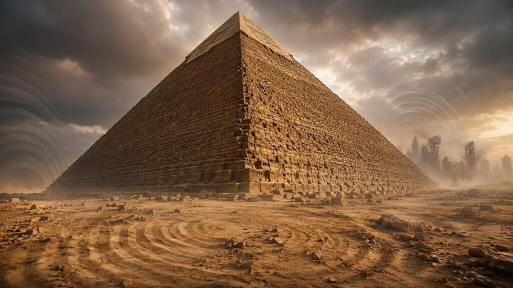Scientists found at least two reasons for the Great Pyramid's resilience to earthquakes. Photo.