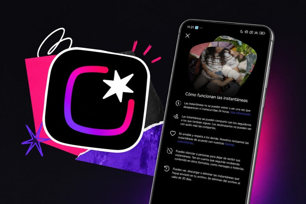 The new Instagram* app lets you share disappearing photos. Photo.