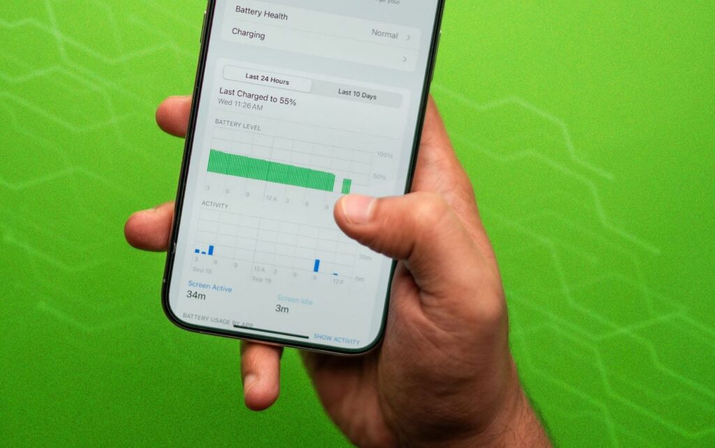 Will iOS 26.5.1 fix iPhone battery issues. The new iOS may fix battery problems. Photo.