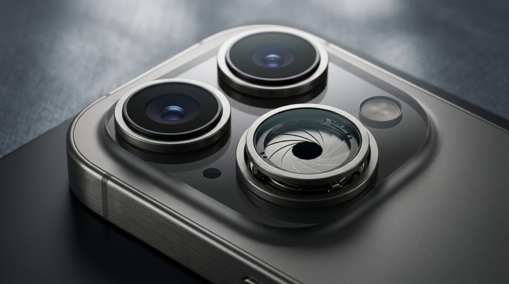 The main camera will get a controllable aperture — but the real effect is still questionable