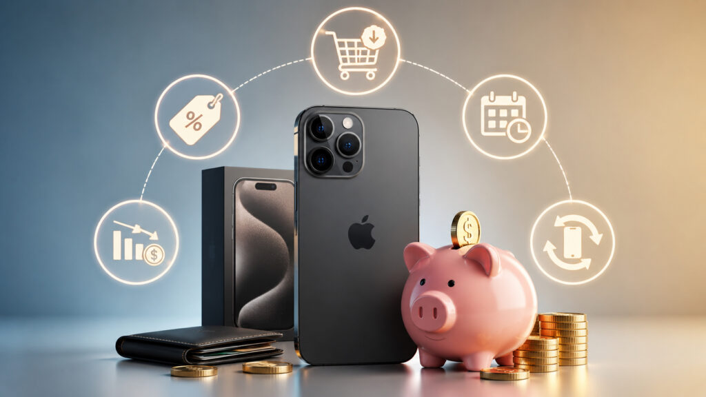 Exploring non-obvious ways to buy an iPhone. Photo.