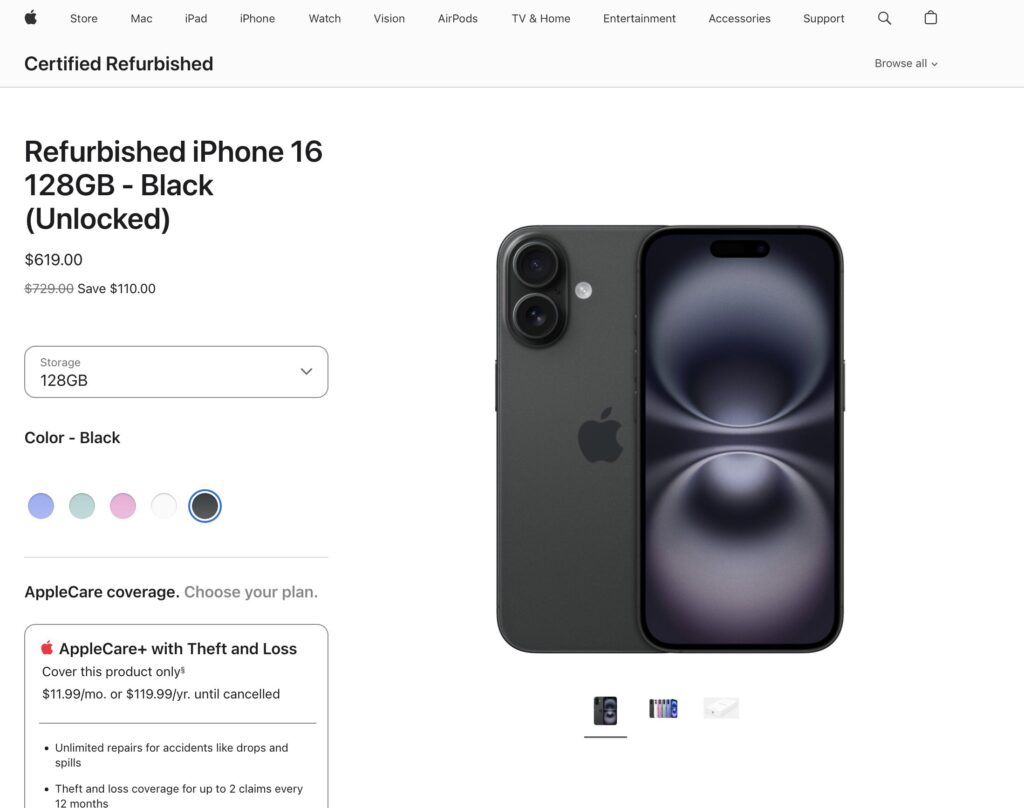 Refurbished iPhone: Why It's Cheaper Than New. Official Apple refurbs are indistinguishable from new devices. Photo.