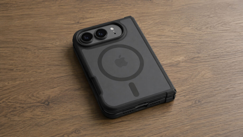 Why the foldable iPhone might lack MagSafe and the Action button. MagSafe may only remain in the case. Photo.