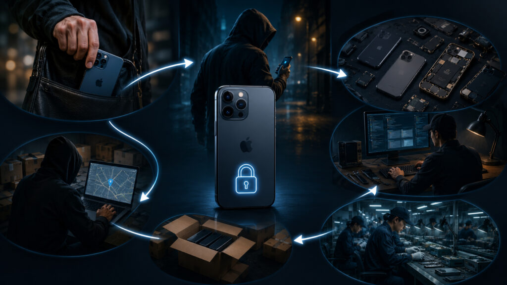Stolen iPhones can be unlocked, and the owners themselves are to blame. Photo.