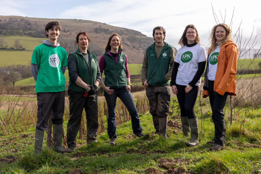 High-efficiency urine-based fertilizer will be used to save endangered British trees. Photo.