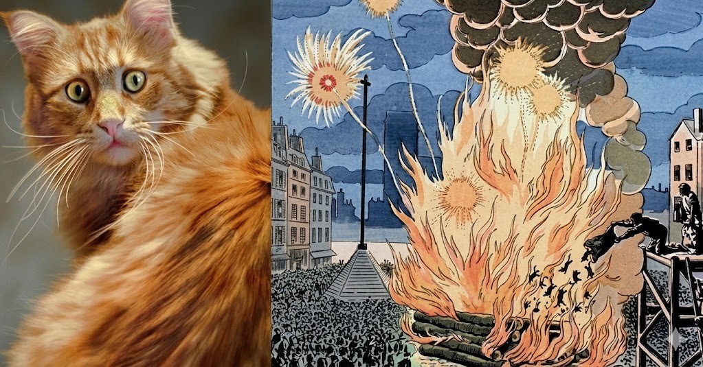 How were cats treated in the Middle Ages. Spoiler: it's not all black and white. Image source: libraart.ru