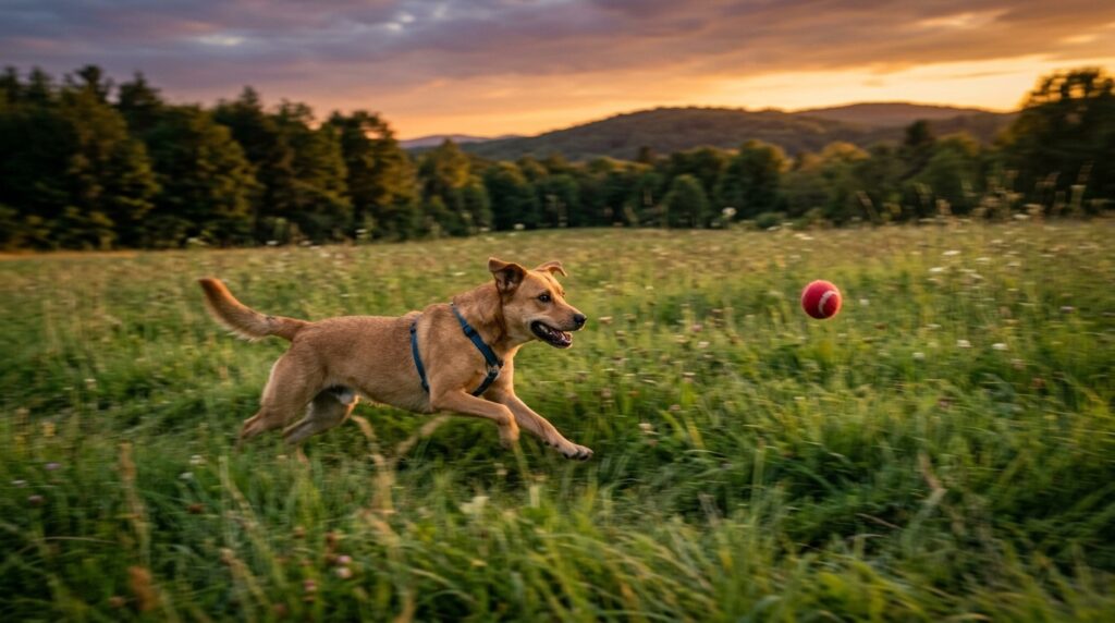 In twilight, dogs see much better than humans thanks to the rods in their retinas