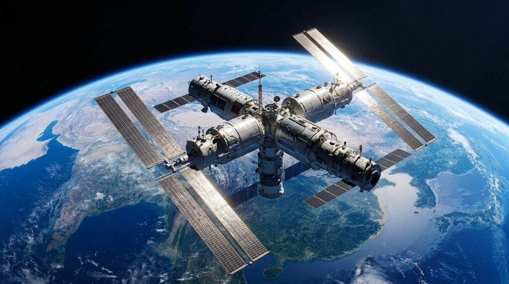 Tiangong station in Earth's orbit — the foundation of China's crewed space program