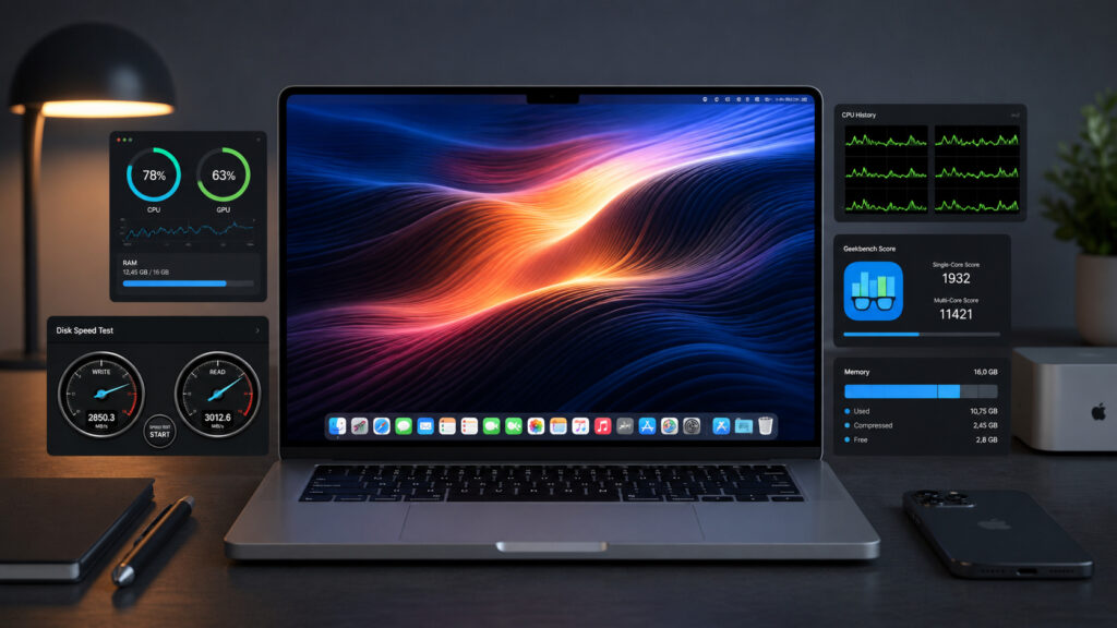 There are several applications that help measure the performance of your computer. Photo.