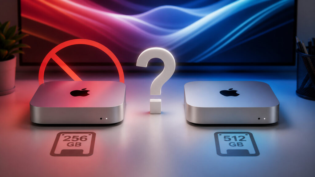 Now the Mac mini also starts at 512 GB