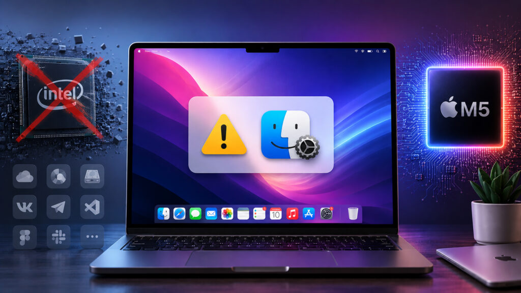 Apple is starting to warn that old apps on Mac will soon stop working. Photo.