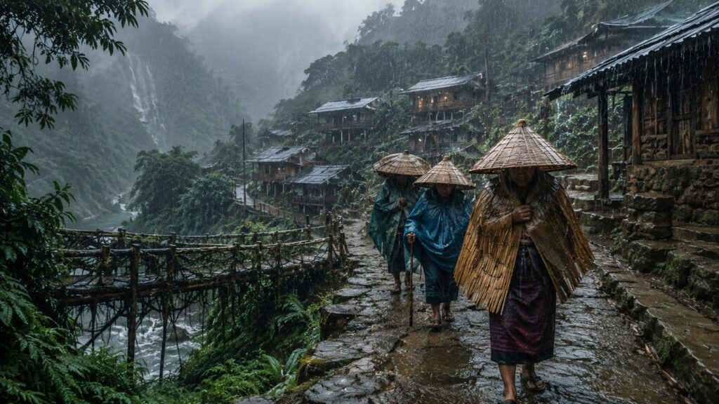 Surprisingly, people in the cloudiest places on Earth feel quite happy. Photo.
