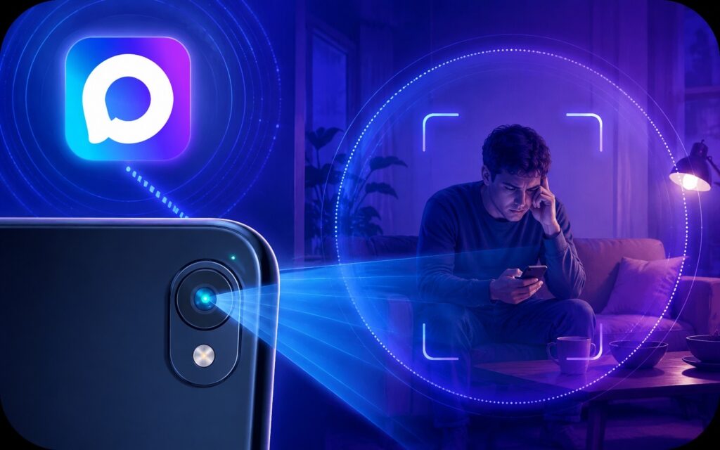 Does MAX use the camera for spying?