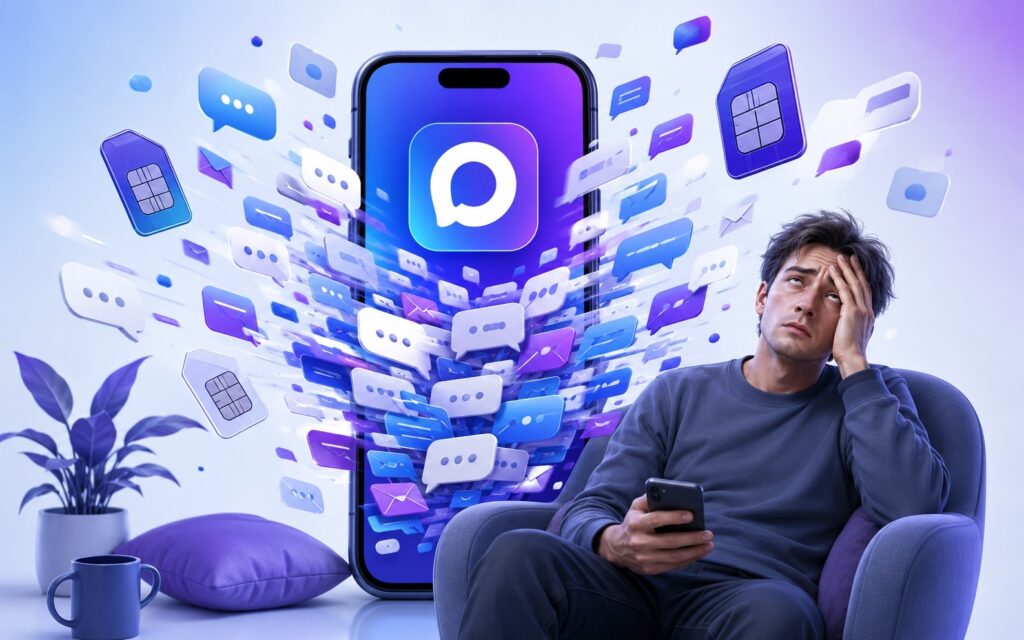 Now even SMS will arrive in Max messenger