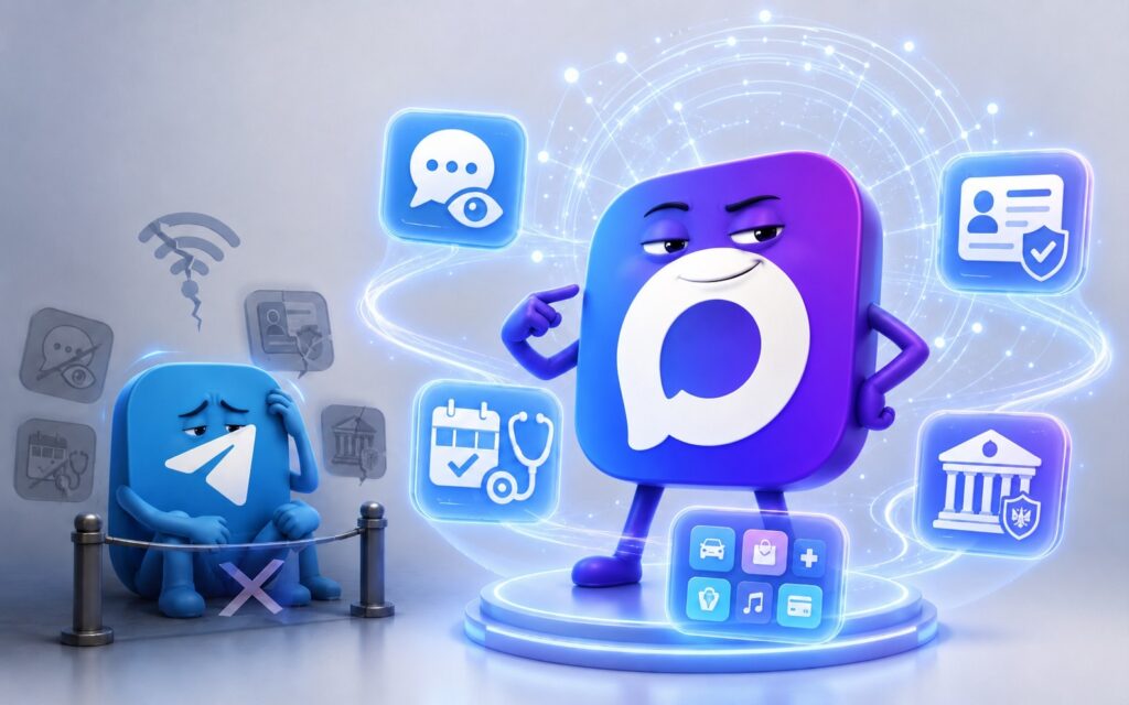 MAX can do things that Telegram will never learn