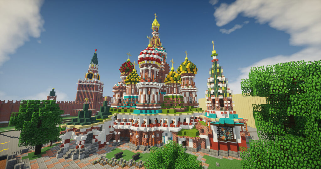 Where did the news about Minecraft being blocked come from. You'll still be able to explore Russia's landmarks in Minecraft. Photo.
