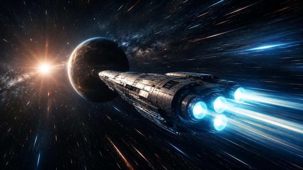 Given the scale of interstellar distances, any alien journey to Earth would inevitably stretch over many years, and possibly several centuries. Photo.