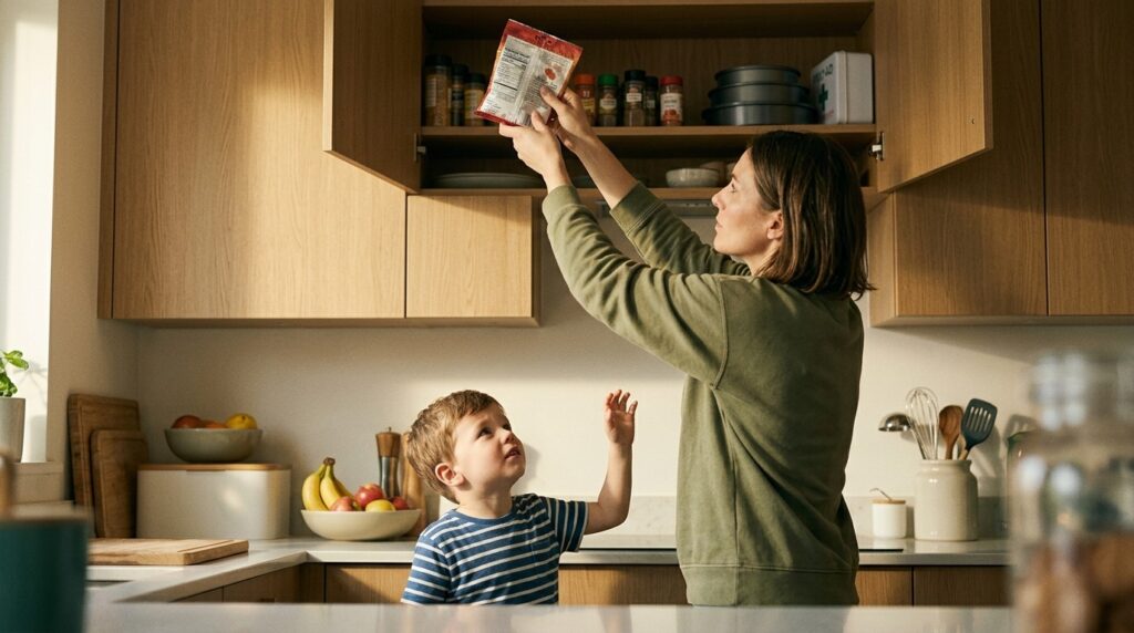 Cough drops should be stored out of children's reach. Photo.